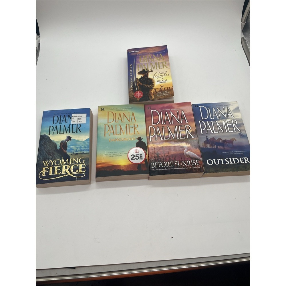 Wyoming Men Western Romance Lot of 5 Paperback Books by Diana Palmer Novels - Picture 4 of 16